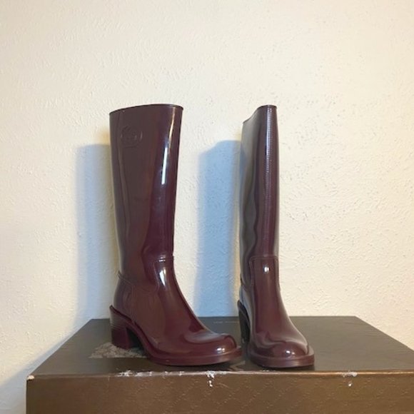 Gucci Rain Boots I Size 37.5 Italy - Picture 1 of 5